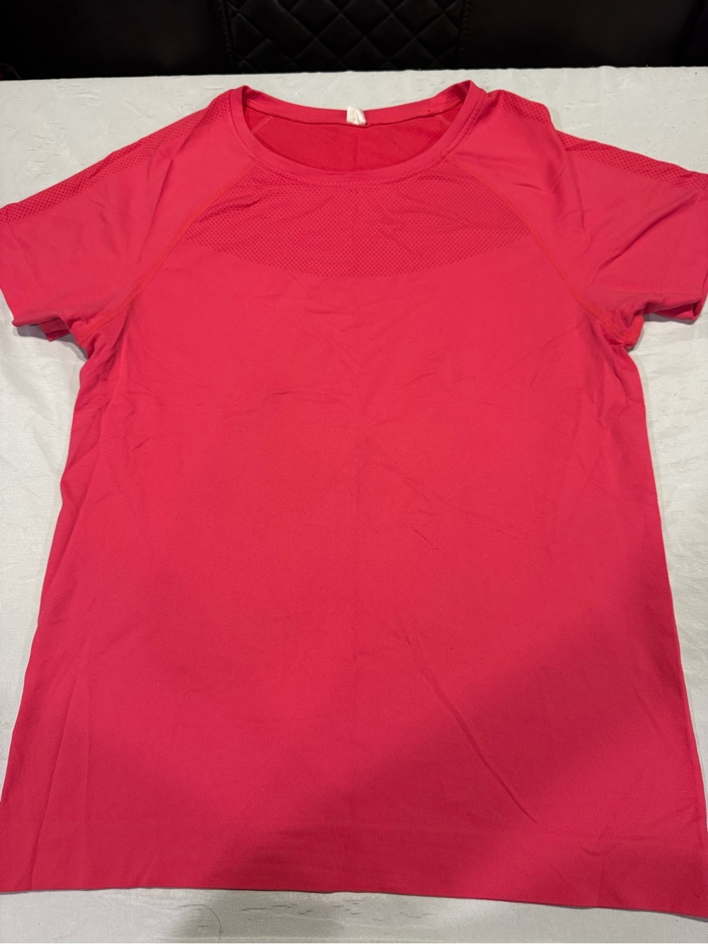 Womens Pink Short-Sleeve Active Tee